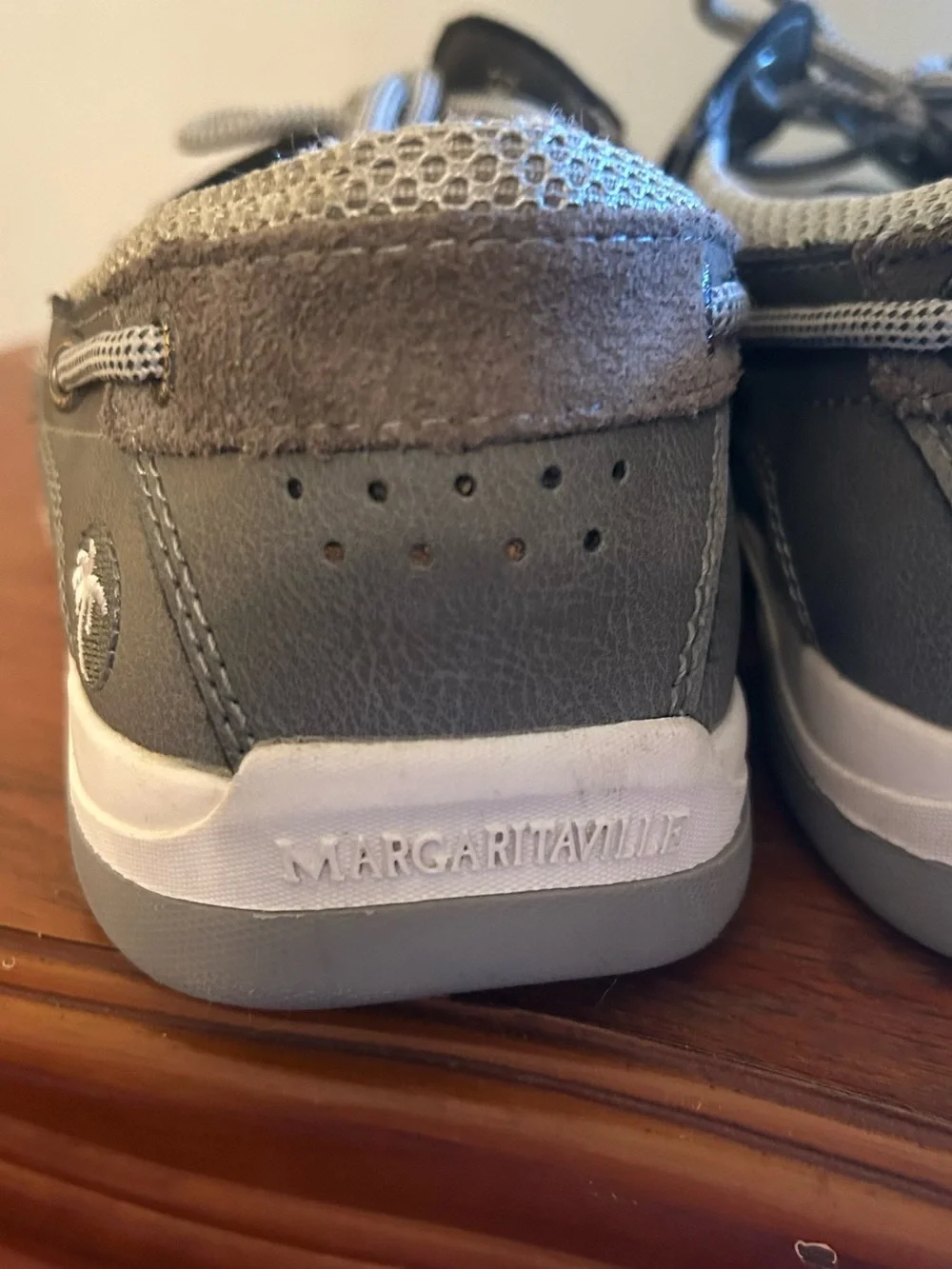 Margaritaville Steady Men's Grey Casual Boat Shoes size 10